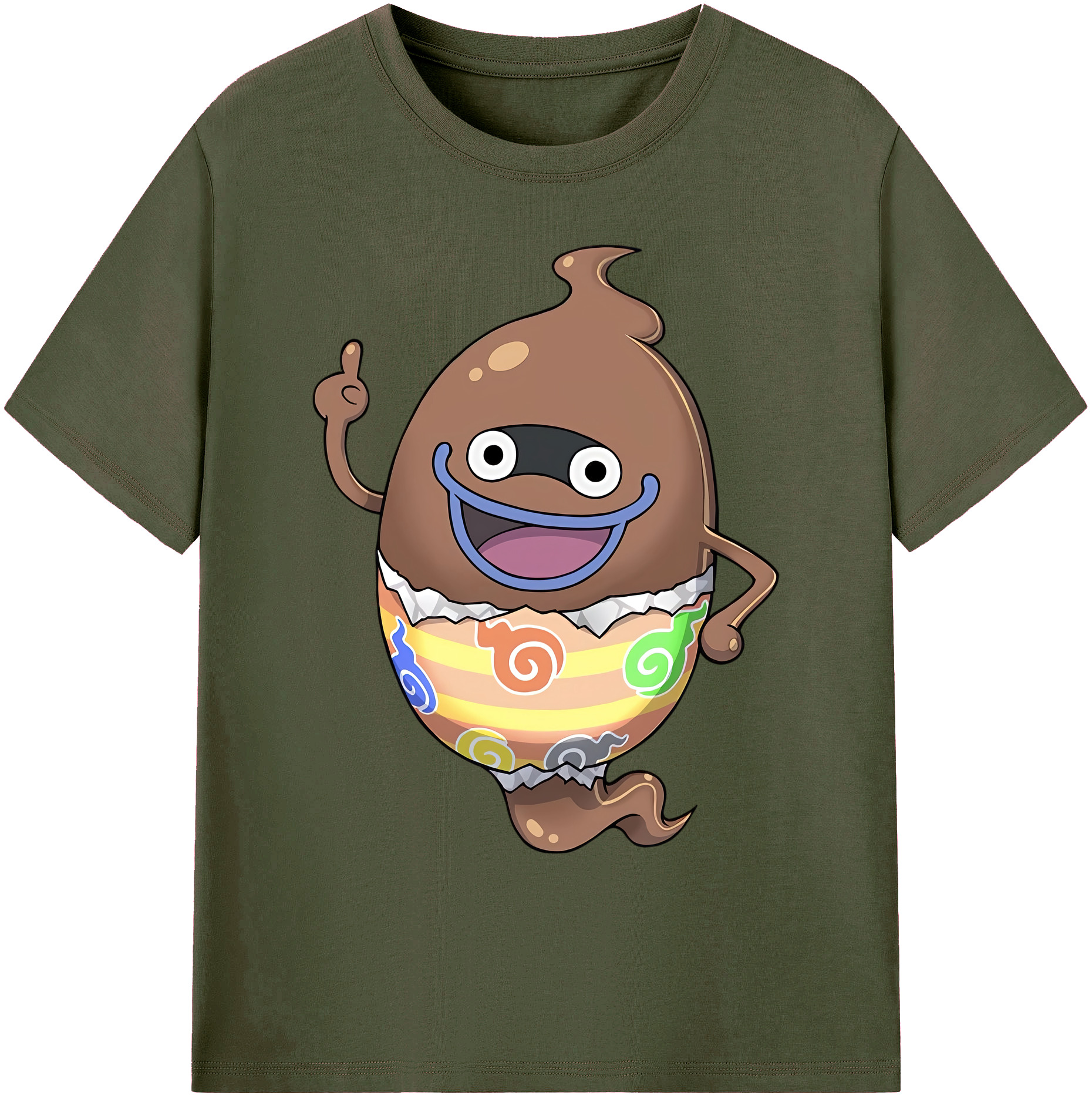 （画像用） 妖怪ウォッチ Yo-kai Watch 綿100％ メンズ半袖Tシャツ｜肌触りやわらか＆通気性